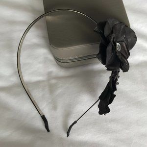 Black Flower Headband